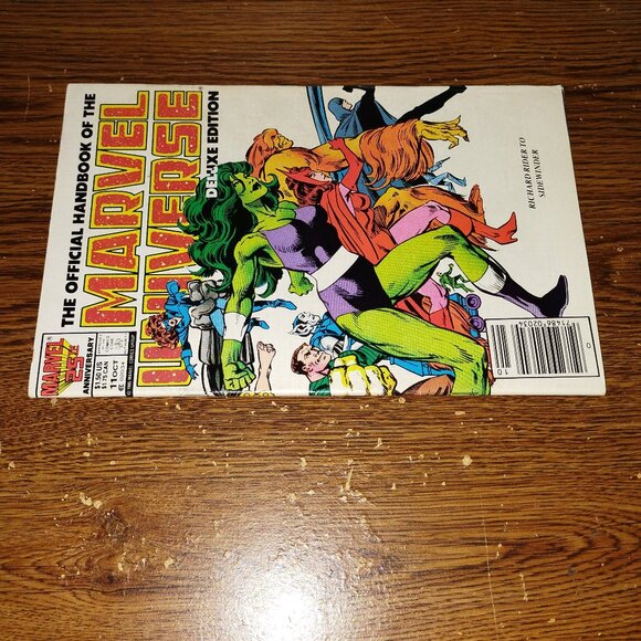 Official Handbook of Marvel Universe Deluxe #11 Richard Rider to Sidewinder - Picture 3 of 3